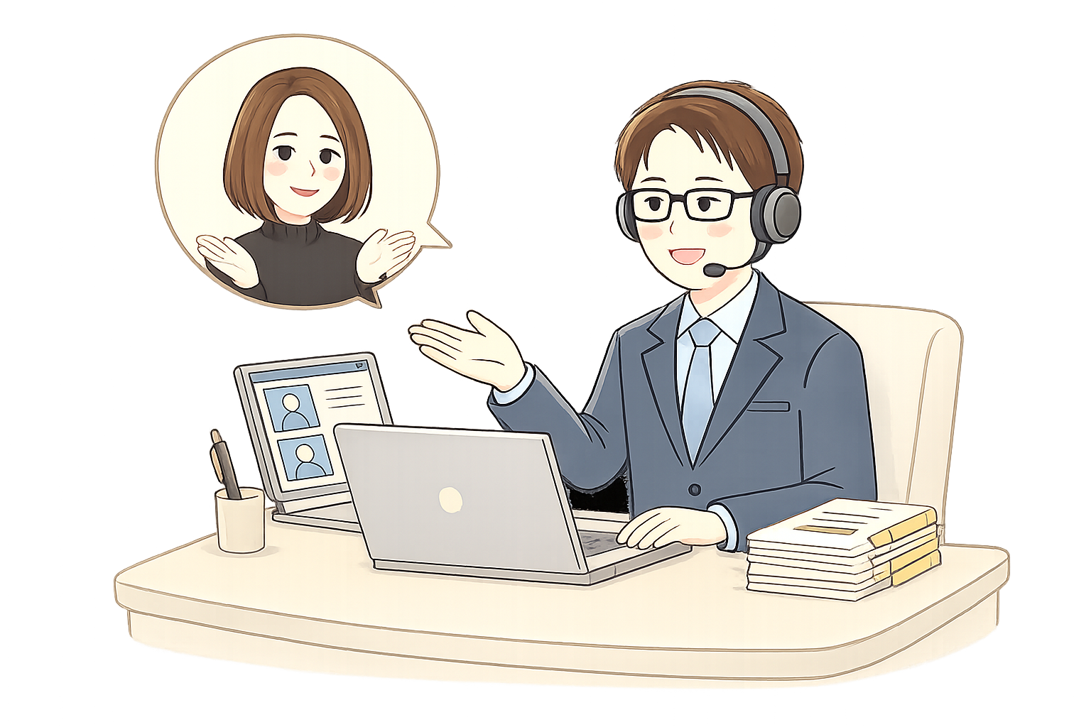 自宅から申請プランはこちら。外出が難しい方、遠方の方向け